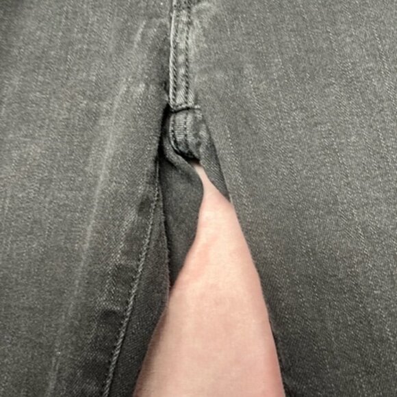 Levi Womens Black 711 Denim Skinny Jeans Waterless Mid Rise Faded Size 26 - Picture 3 of 8